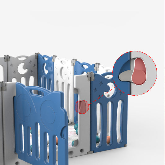 Foldable Baby Playpen 20 Panels – Grey Safety Play Fence for Babies - image 2