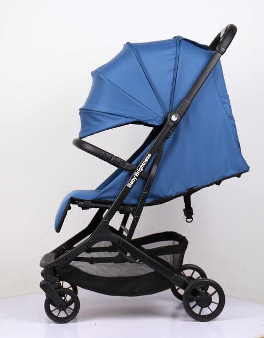 Travel Pram – AirGo Lightweight Stroller with Booster Seat (Blue) - image 2