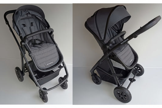 Pre-order Newborn Pram – Palms 2+ Stroller with Carrycot+ Reclining Infant Capsule + 360 Car Seat and Rotating - image 2
