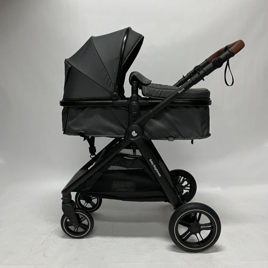 Pre-order Skyra 2-in-1 Newborn Pram & Bassinet Stroller + infant capsule + 360 car seat with Rotating ISOFIX B - image 2