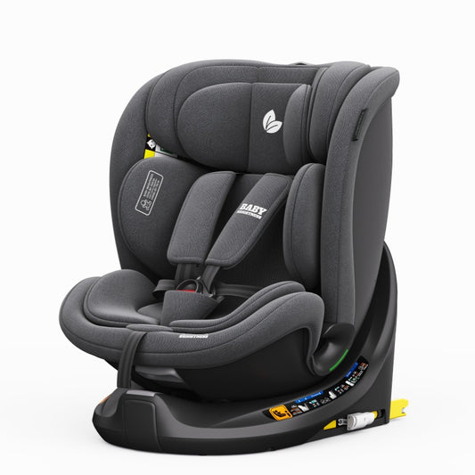 360° Rotating Baby Car Seat – Baby Brightness ProtecMax Grey - image 2