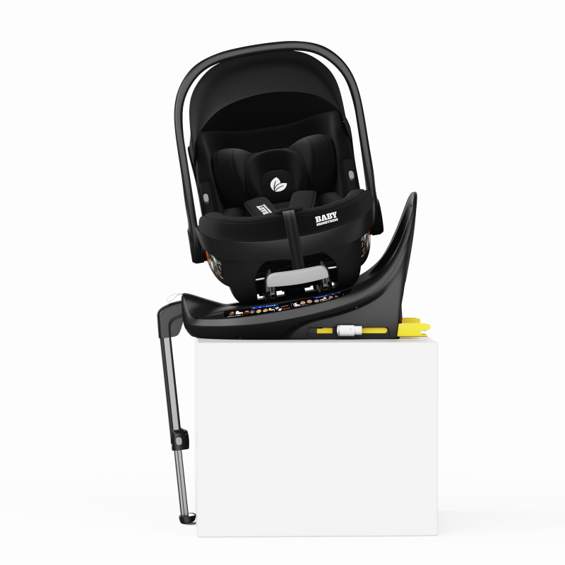 Skyra 2-in-1 Newborn Pram & Bassinet Stroller and Car Seat with Rotating ISOFIX Base (Pink)
