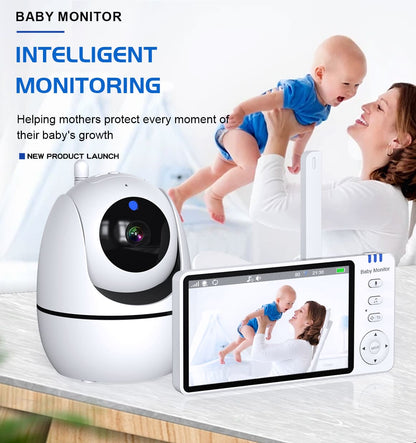 5”LCD HD Pan & Tilt Infrared Night Vision Baby Monitor - image 3