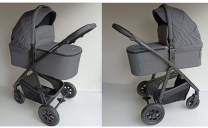Pre-order Newborn Pram – Palms 2+ Stroller with Carrycot+ Reclining Infant Capsule + 360 Car Seat and Rotating - image 6