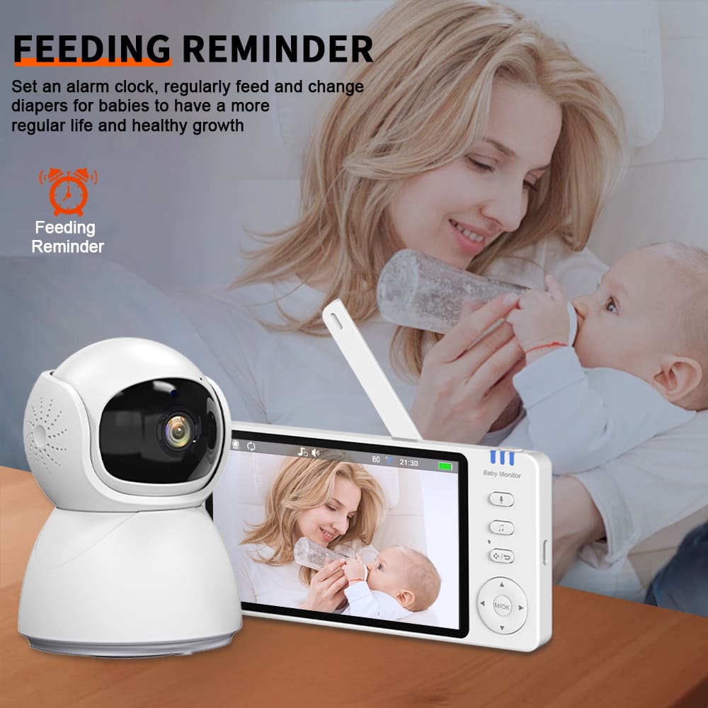 5”LCD HD Pan & Tilt Infrared Night Vision Baby Monitor - image 7