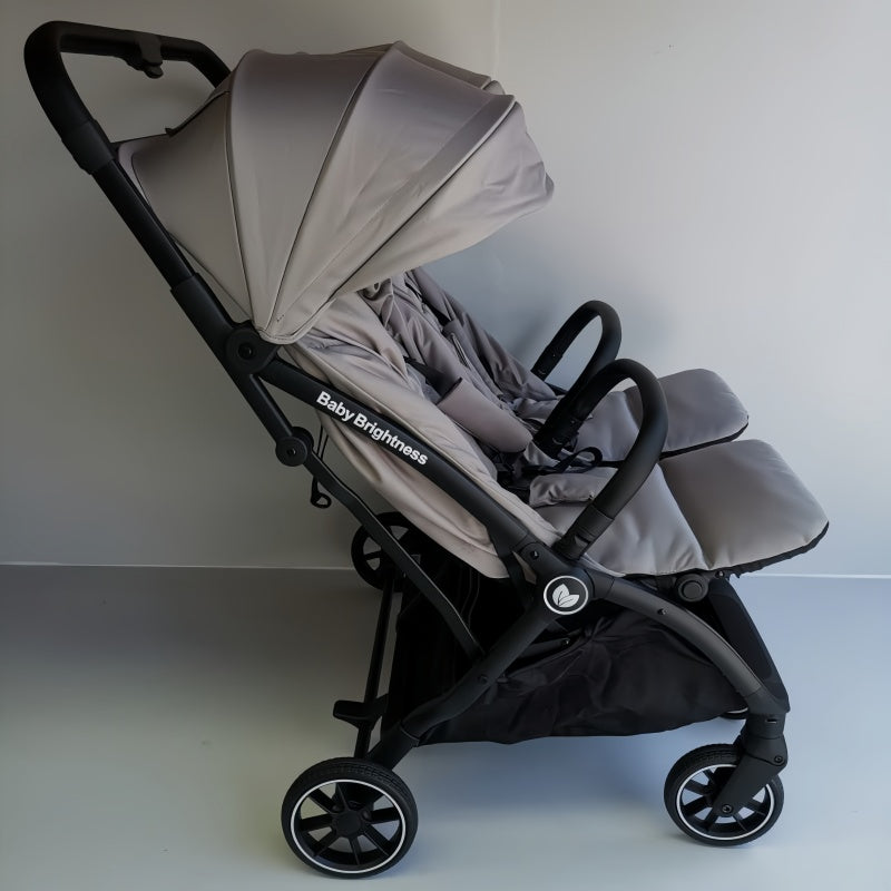 Double Pram – FlexGo Duo with Infant Capsule (Beige) - image 4