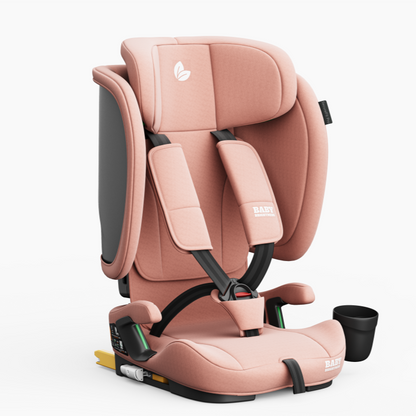 Travel Pram – AirGo Lightweight Stroller with ISOFIX Booster Seat (Pink) - image 12