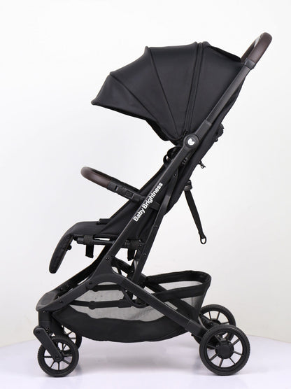 Travel Pram – AirGo Lightweight Stroller with ISOFIX Booster Seat (Black) - image 22