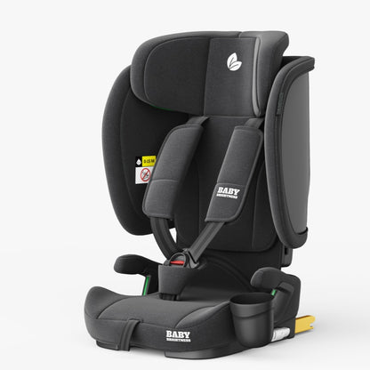 Baby Brightness SecureFit Pro Portable Travel Booster Car Seat Grey