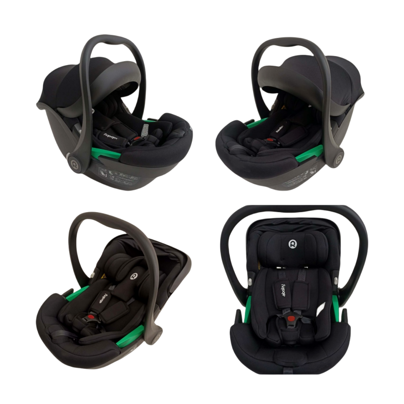 Newborn Pram – Palms Stroller with Bassinet and Car Seat (Black) - image 11