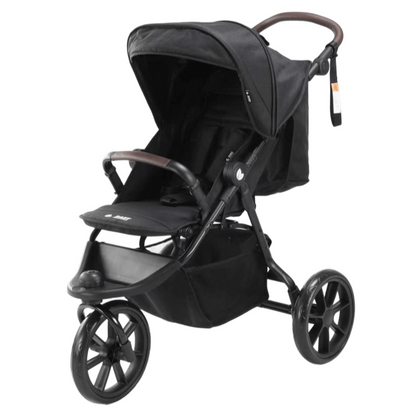 Baby Brightness ELIO Three Wheel Pram - Black