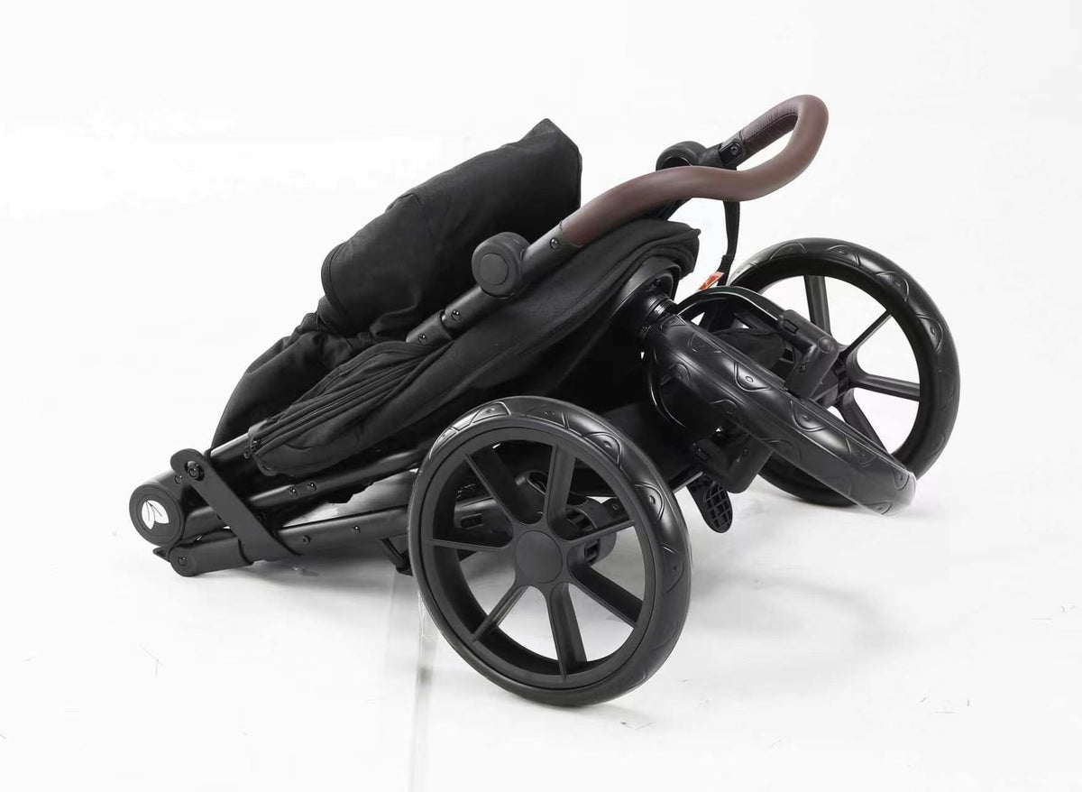 Baby Brightness ELIO Three Wheel Pram - Black