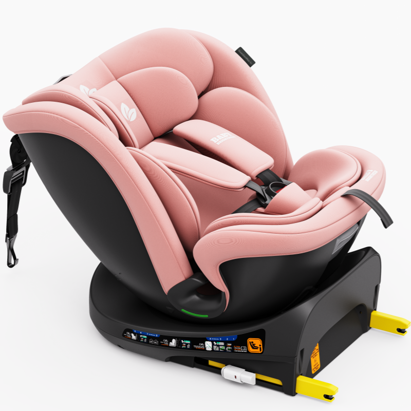 360° Rotating Baby Car Seat – Baby Brightness GuardianMax 1+ Pink - image 3