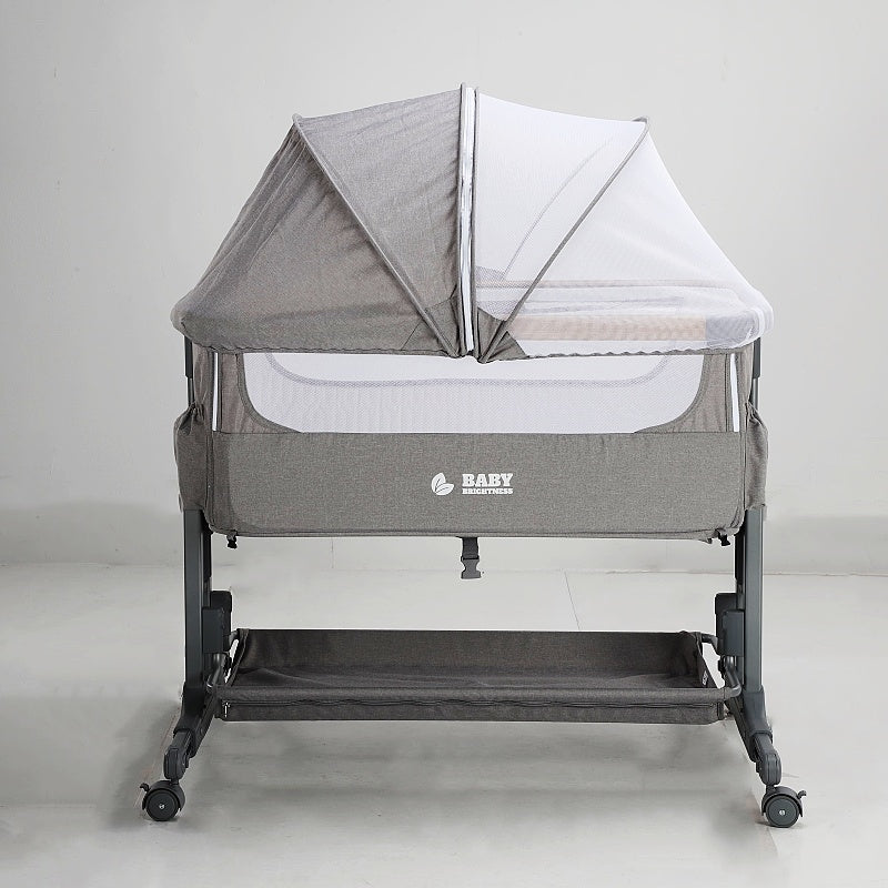 Baby Brightness Co Sleeper Bassinet Grey - image 2