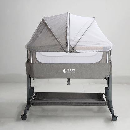 Baby Brightness Co Sleeper Bassinet Grey - image 2