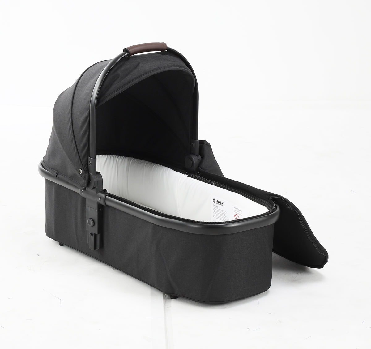 Baby Brightness ELIO Three Wheel Pram And Carrycot - Black