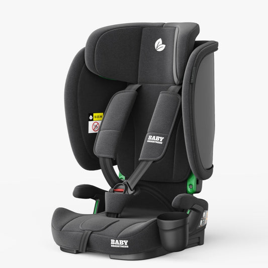 Baby Brightness SecureFit Portable Travel Booster Car Seat Grey