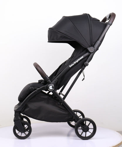 Travel Pram – FlexGo Lightweight Auto Folding Stroller with Booster Seat  (Black) - image 25