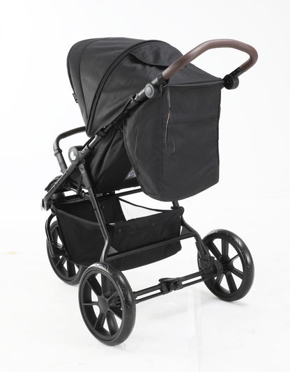 Baby Brightness ELIO Three Wheel Pram - Black