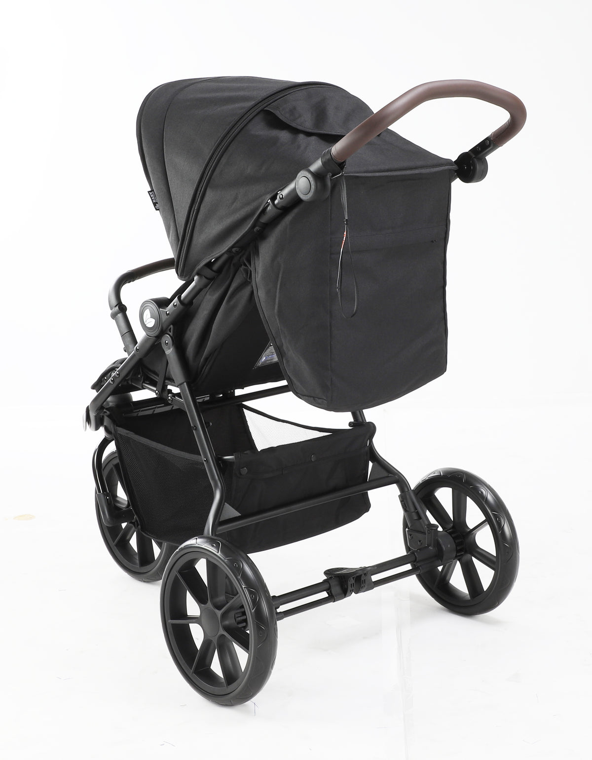 Baby Brightness ELIO Three Wheel Pram And Carrycot - Black