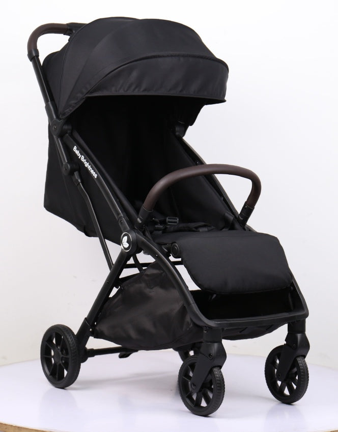 Travel Pram – FlexGo Lightweight Auto Folding Stroller with Booster Seat  (Black) - image 24