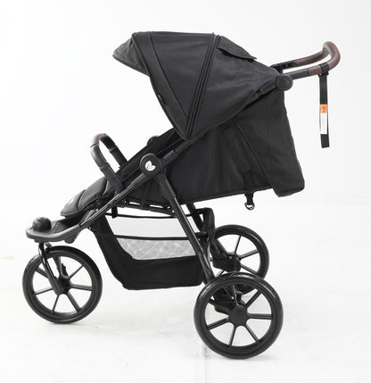 Baby Brightness ELIO Three Wheel Pram - Black