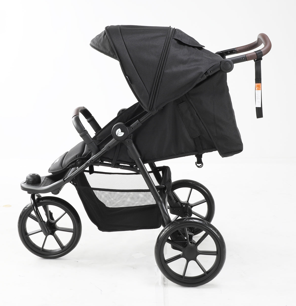 Baby Brightness ELIO Three Wheel Pram And Carrycot - Black