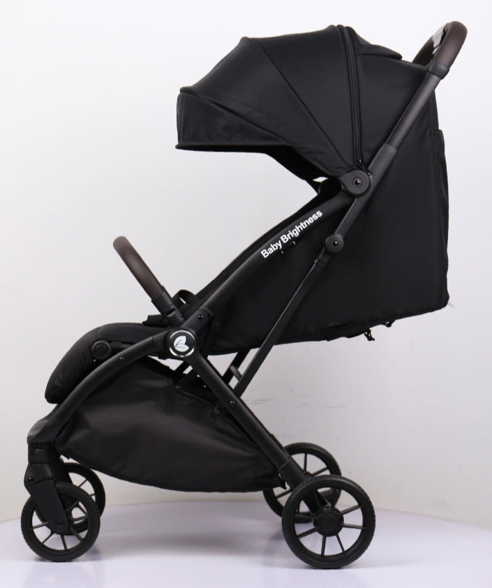 Travel Pram – FlexGo Lightweight Auto Folding Stroller with Booster Seat  (Black) - image 26