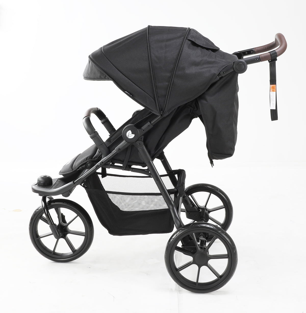 Baby Brightness ELIO Three Wheel Pram And Carrycot - Black