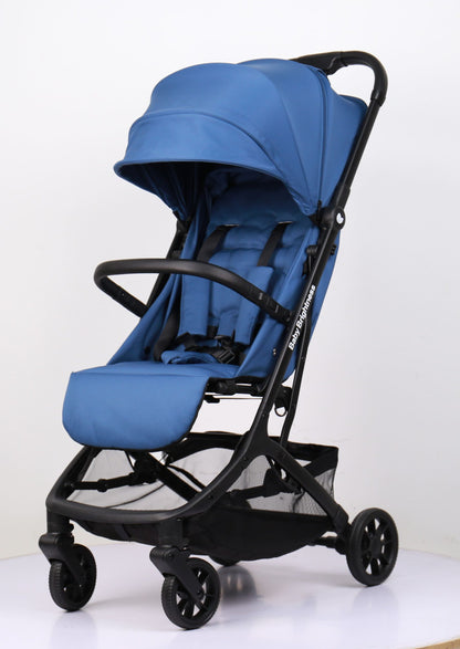 Travel Pram – AirGo Lightweight Stroller with ISOFIX Booster Seat (Blue) - image 22