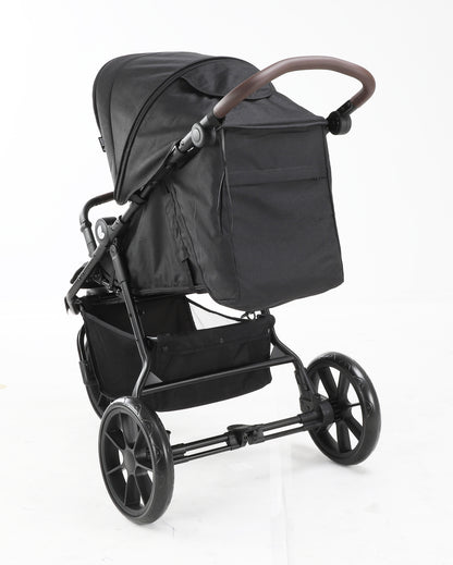 Baby Brightness ELIO Three Wheel Pram - Black