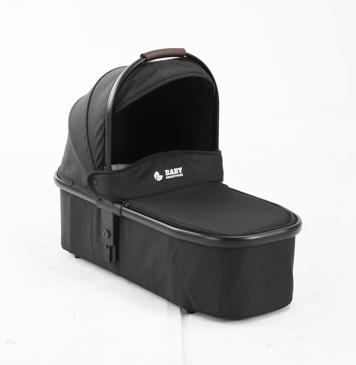 Baby Brightness ELIO Three Wheel Pram And Carrycot - Black