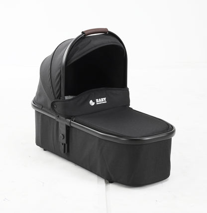 Baby Brightness ELIO Three Wheel Pram And Carrycot - Black