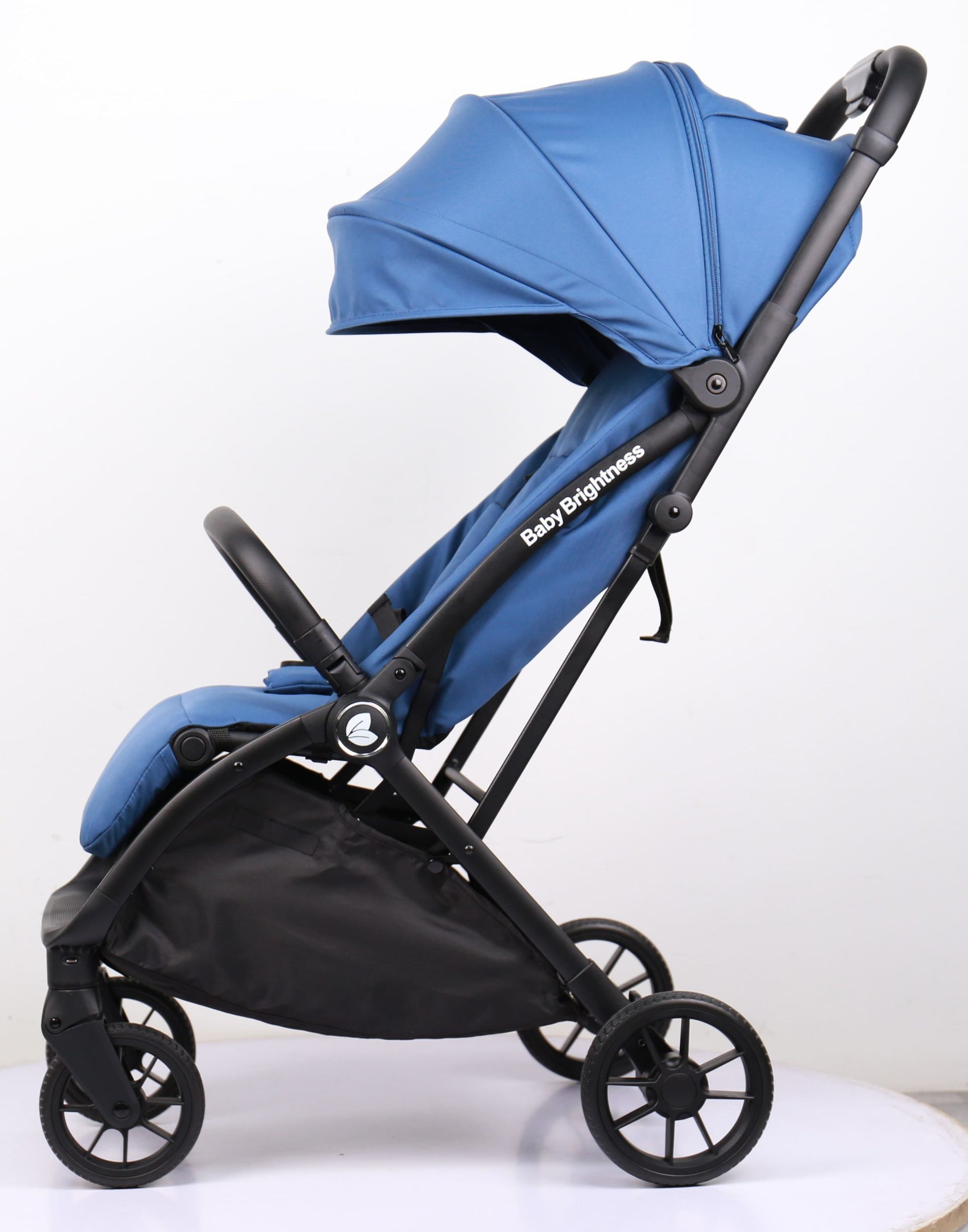 Travel Pram – FlexGo Lightweight Auto Folding Stroller with Booster Seat  (Blue) - image 26