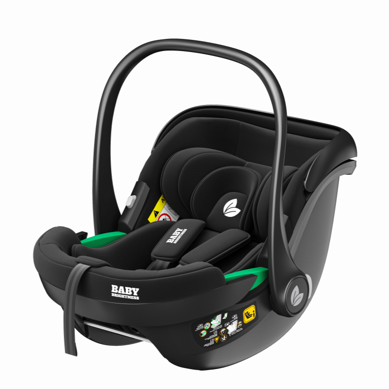 Skyra 2-in-1 Newborn Pram & Bassinet Stroller and Car Seat (Black/Gold)