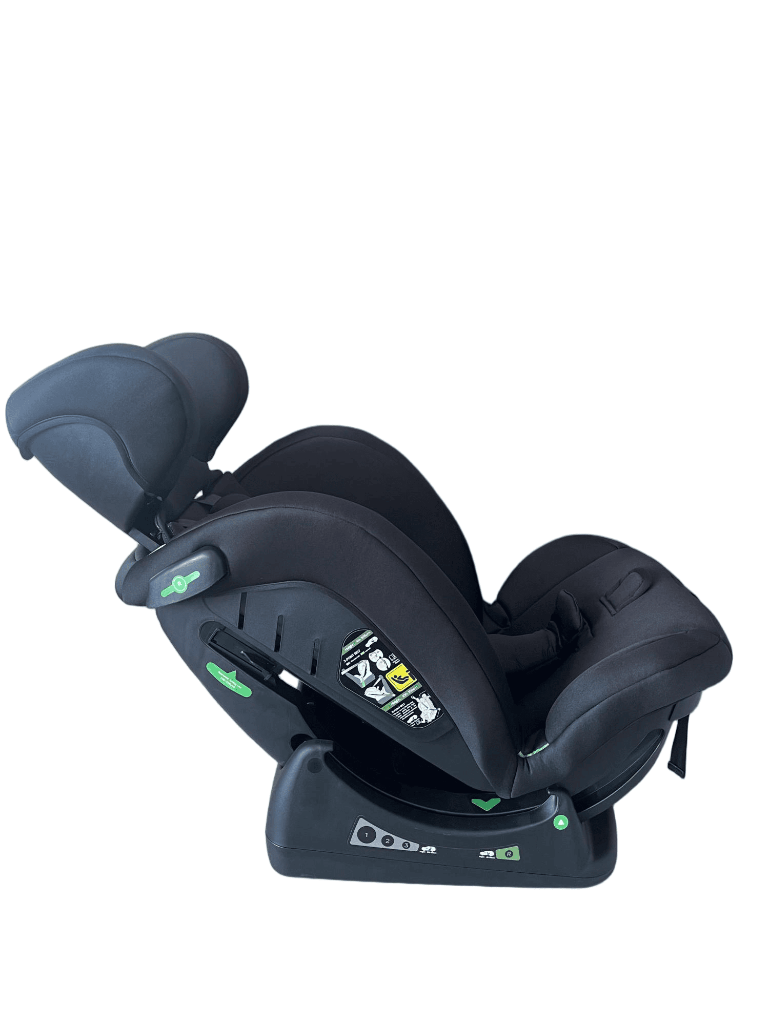SafeMate Plus Convertible Newborn Car Seat – Black - image 8