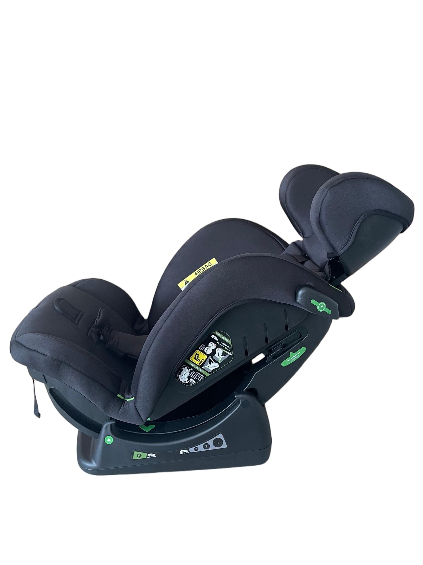 SafeMate Plus Convertible Newborn Car Seat – Black - image 9