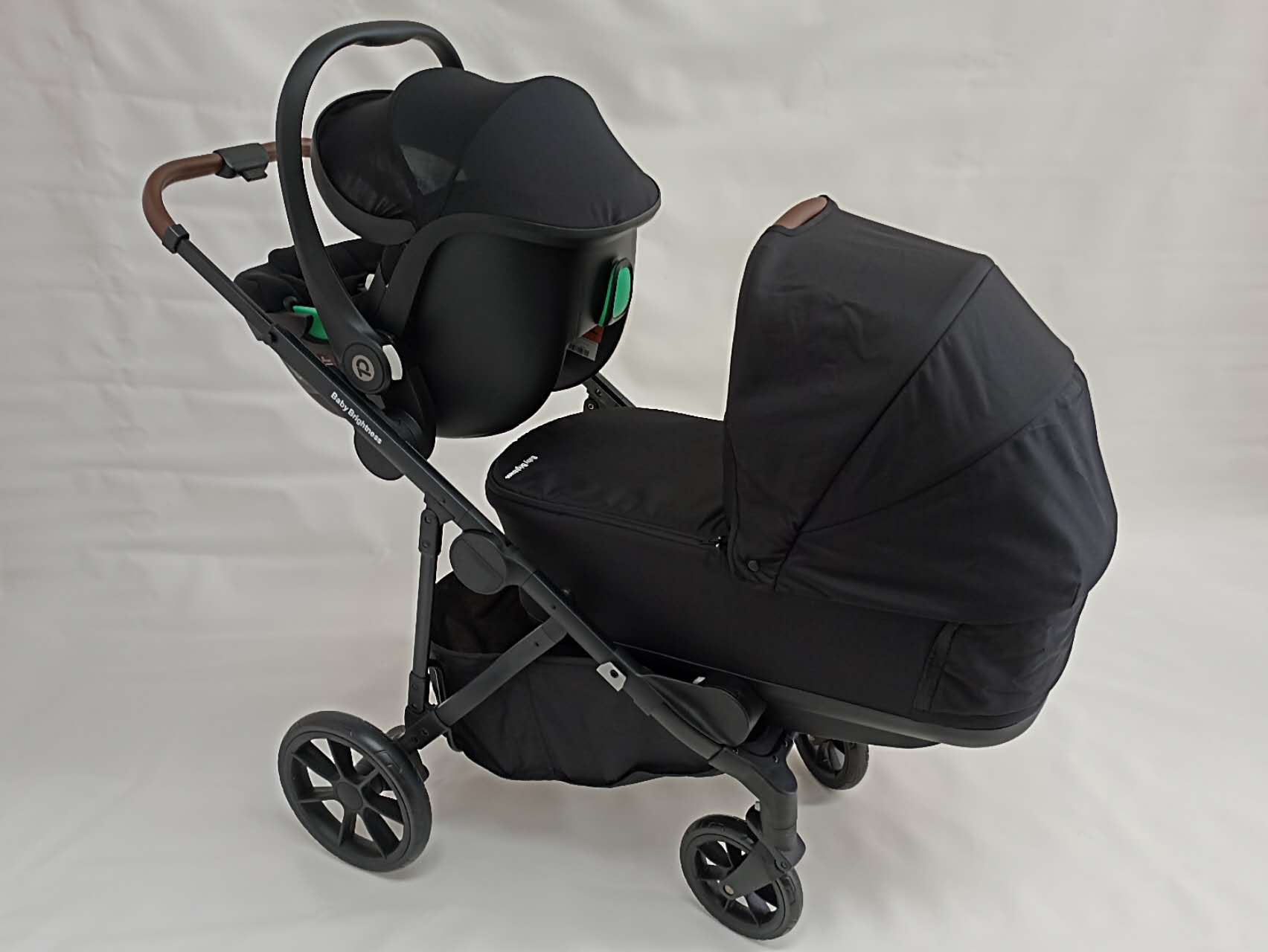 Pre-order Double Pram – Luxe Twin Stroller with Bassinet and Car Seat - image 11