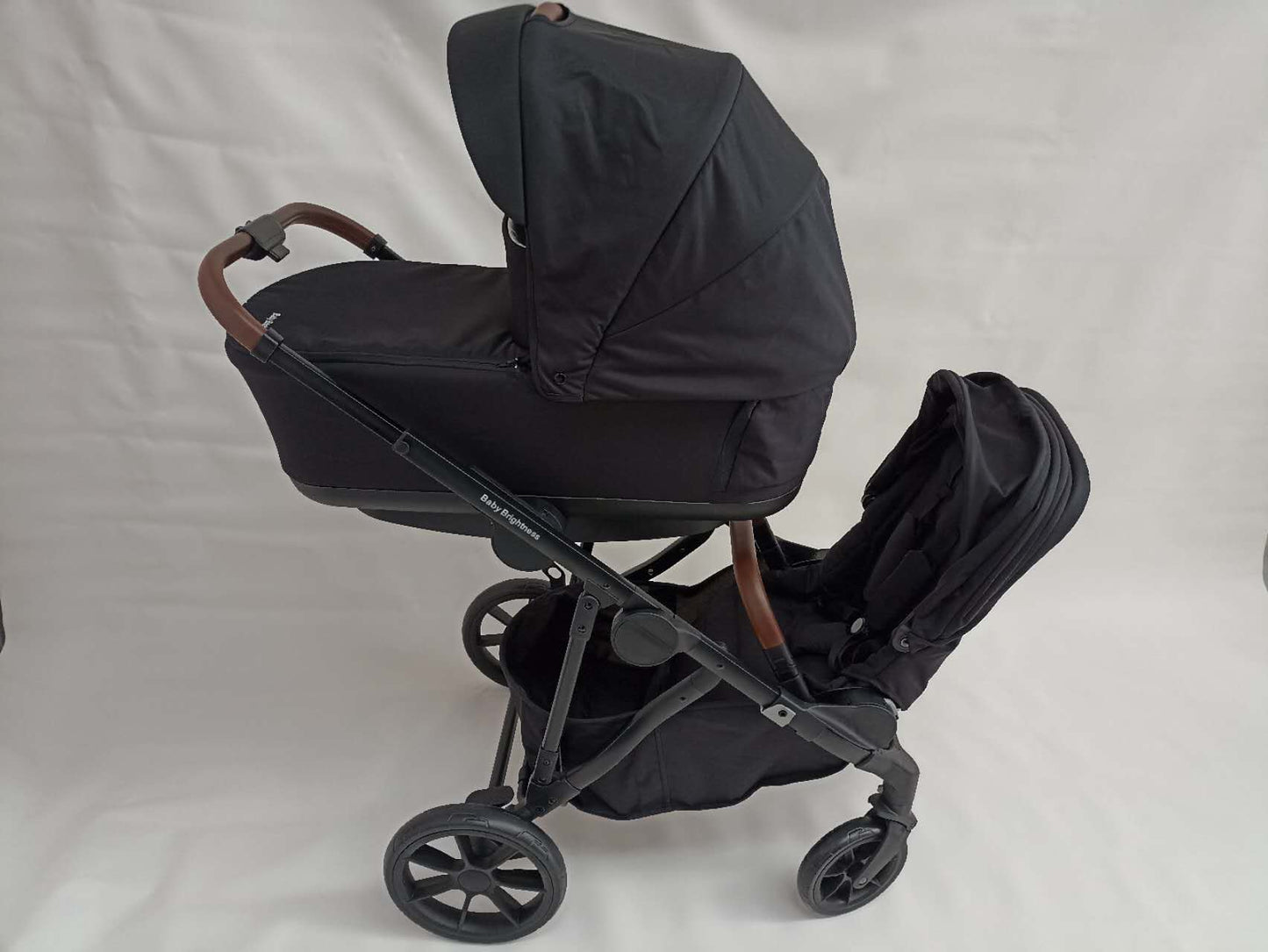 Pre-order Baby Brightness Luxe Double Pram with Twin Bassinets + Reclining Infant Capsules + 360 Car Seats and - image 7