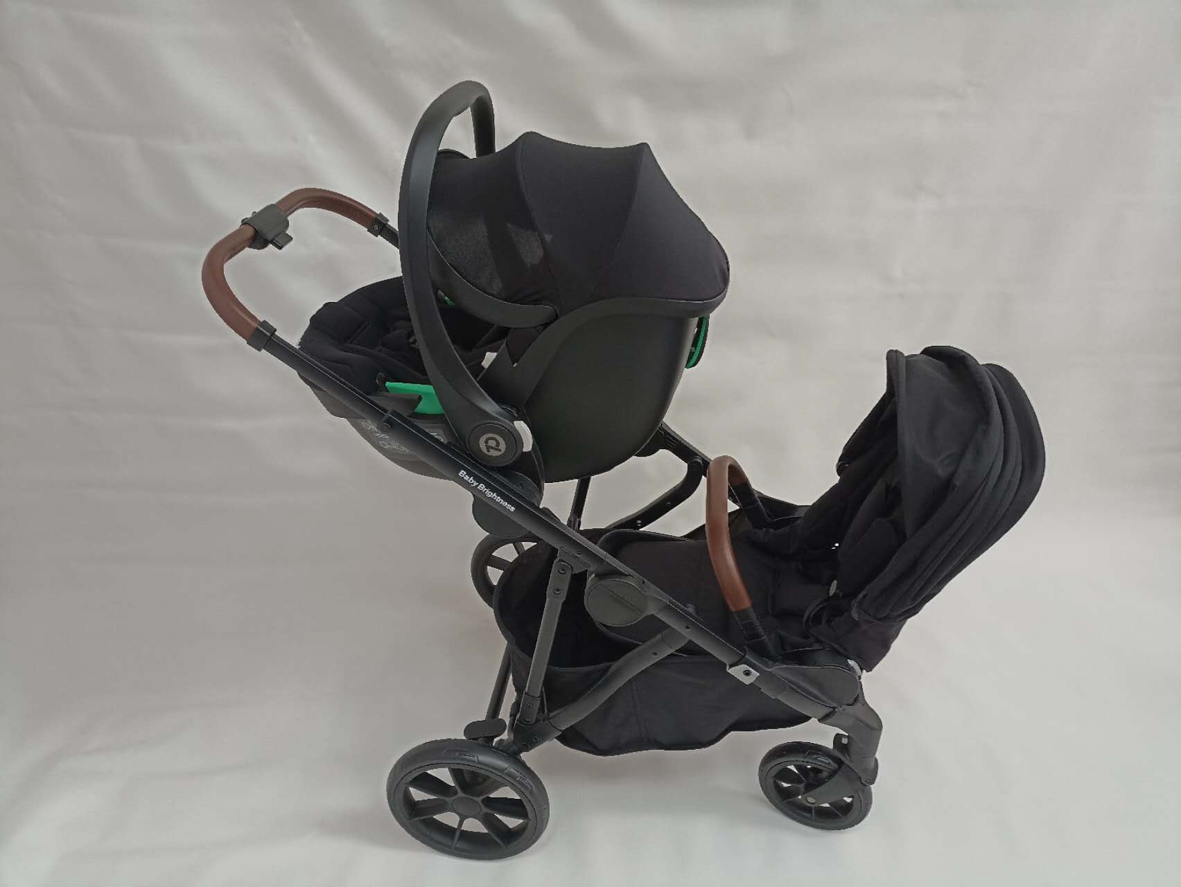 Pre-order Double Pram – Luxe Twin Stroller with Bassinet and Car Seat - image 20