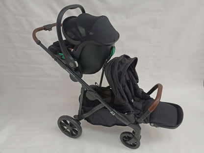 Pre-order Double Pram – Luxe Twin Stroller with Bassinet and Car Seat - image 19