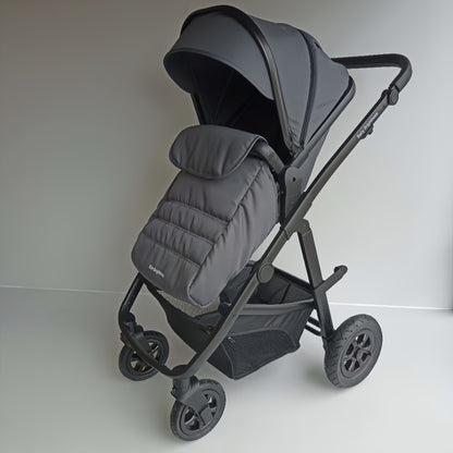 Newborn Pram – Palms 2+ Stroller with Carrycot (Grey) - image 3