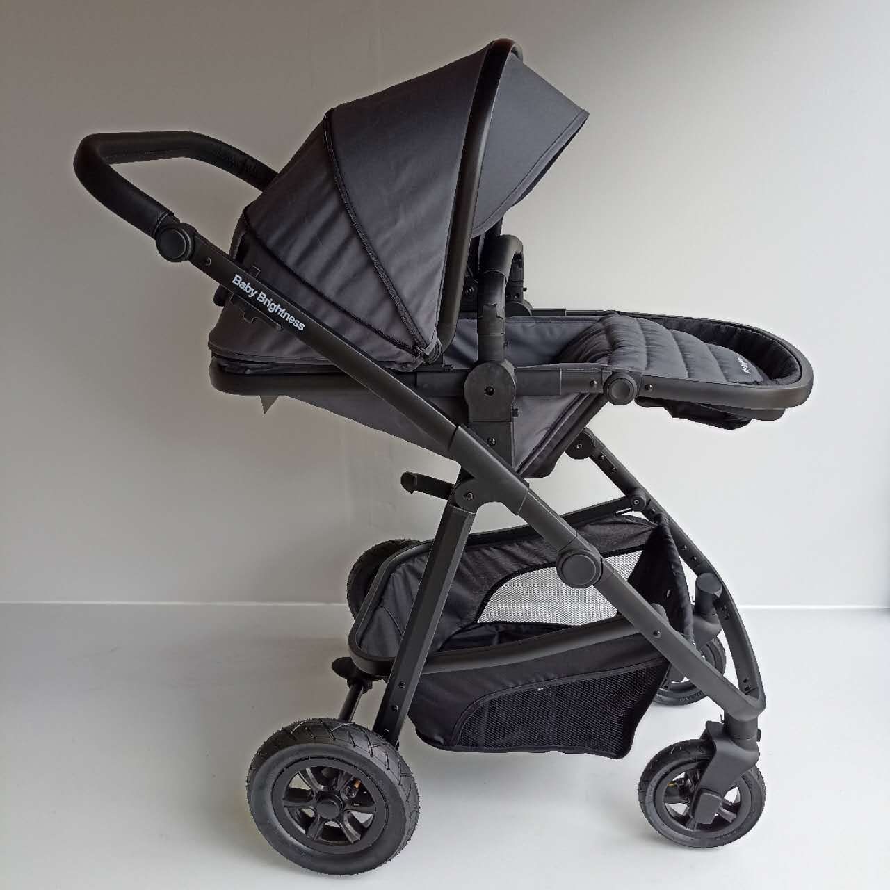Baby Brightness Palms 2+ baby stroller dark grey - image 15