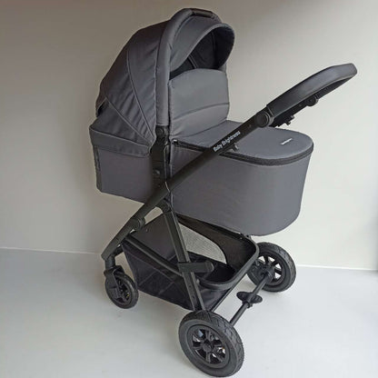Newborn Pram – Palms 2+ Stroller with Carrycot (Grey) - image 24