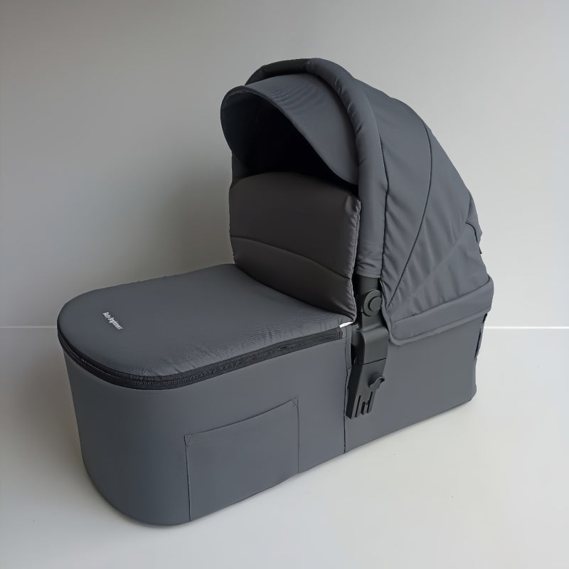 Newborn Pram – Palms 2+ Stroller with Carrycot (Grey) - image 26