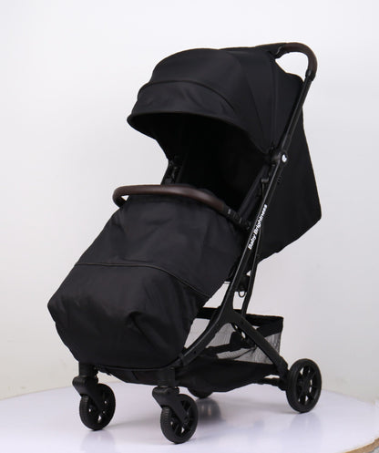 Travel Pram – AirGo Lightweight Stroller with ISOFIX Booster Seat (Black) - image 2