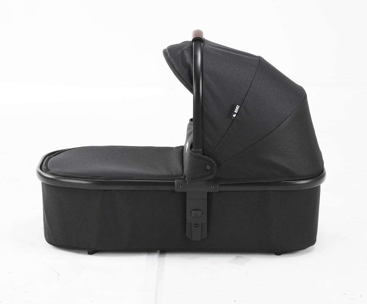 Baby Brightness ELIO Three Wheel Pram And Carrycot - Black