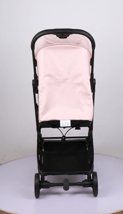 Travel Pram – AirGo Lightweight Stroller with ISOFIX Booster Seat (Pink) - image 28