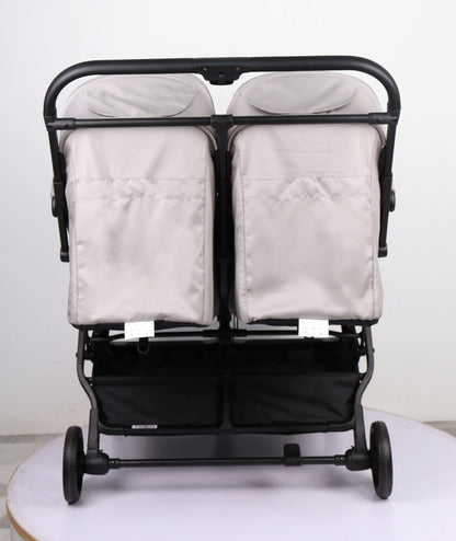 Pre-order Double Pram – FlexGo Duo with Reclining Infant Capsule (Beige) - image 16