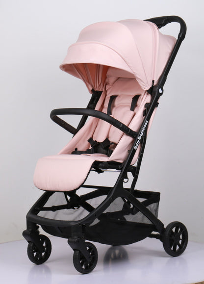 Travel Pram – AirGo Lightweight Stroller with ISOFIX Booster Seat (Pink) - image 20
